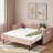 Upholstered Daybed With Trundle, Usb Port And Side Pockets-823404609