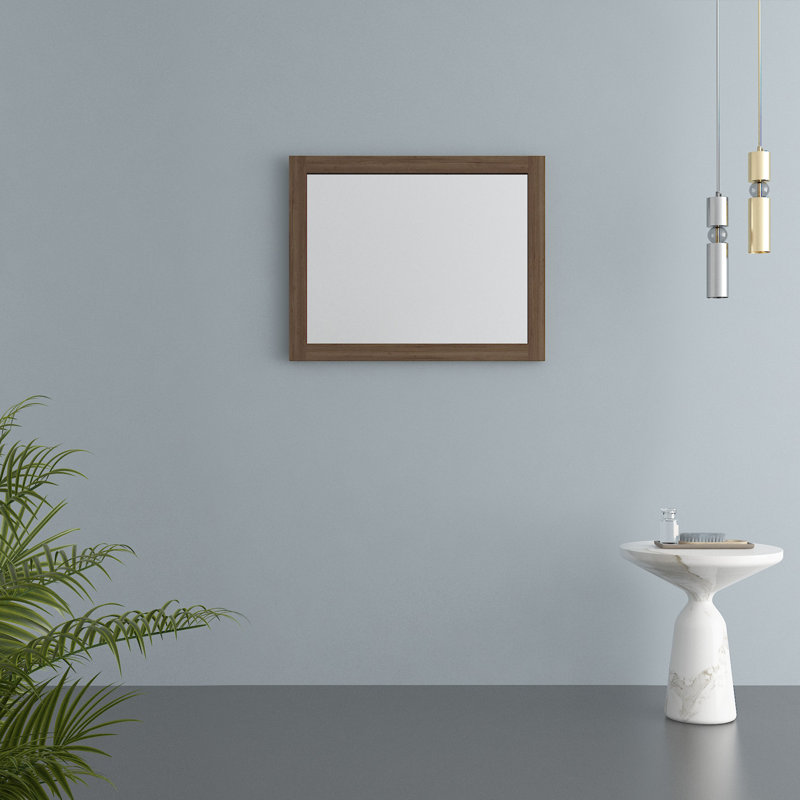 Miroir Gemma 48, 28,37 po x 35,37 po, Chêne givré
