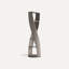 Bibliothèque standard en bois massif gris moderne-1054704256