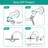 Rain Adjustable Shower Head 1.8 GPM GPM-86758542