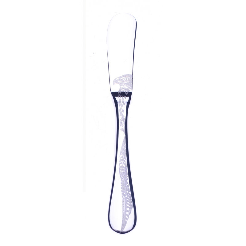 Caccia Butter Knife - 48 Pieces - Black Gold, Silver