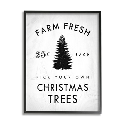Impression d’art graphique, "sapin de Noël" de style rétro, affiche minimaliste