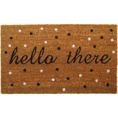 Rachit Non-Slip Polka Dots Doormat