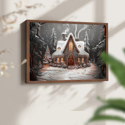 Art de Noël - CMxxxv - reproduction encadrée - réversible