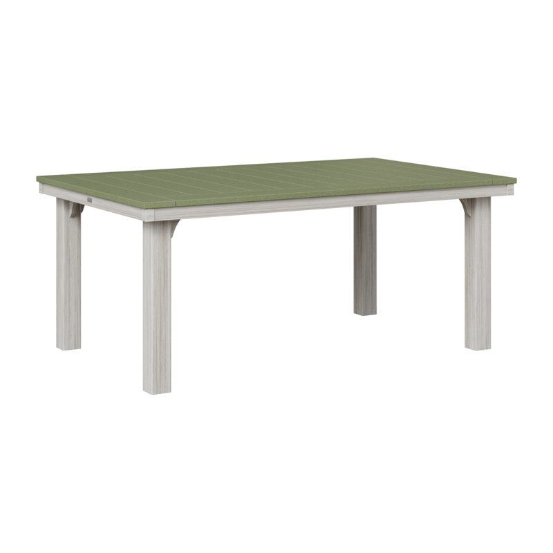 Homestead Outdoor Dining Table, Smoke Gray, Black