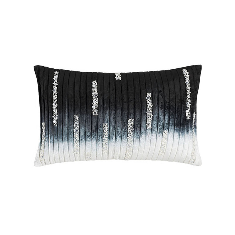 Lapis Velvet Throw Pillow