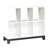 6-Shelf White Finish Bookcase Wooden Furniture 1Pc For Living Room Storage-627559966
