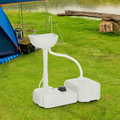 Ahnalee 83cm L x 50cm W Free Standing Handwash Station