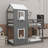 Monhollan Kids Twin Over Twin Bunk Bed-1861863048