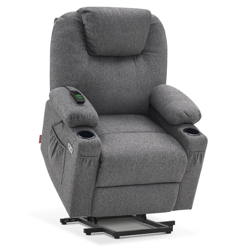 Petit fauteuil inclinable électrique Antaysia, Gris foncé