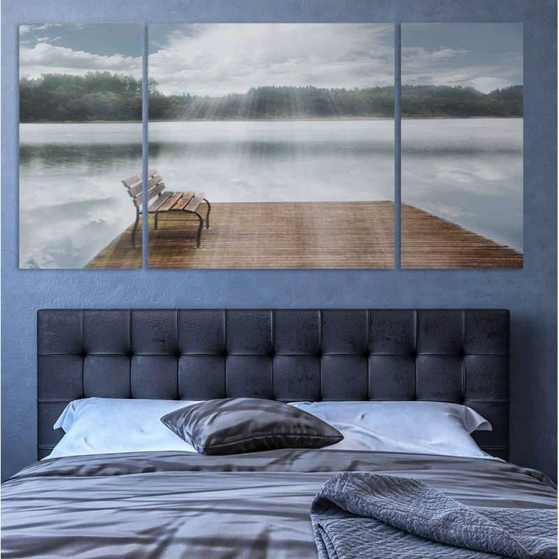 Un moment en temps-reproduction d’image à pièces multiples sur toile, H 40 po x l 80 po x P 1,5 po