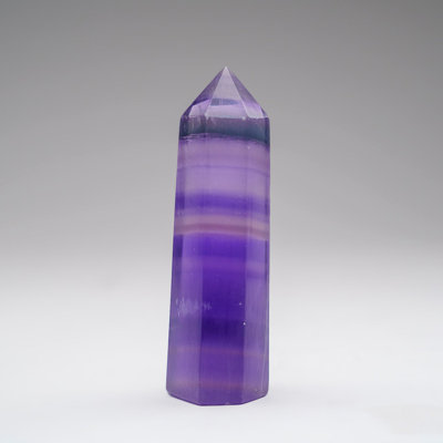 Genuine Polished Fluorite Point from China (91 Grams)