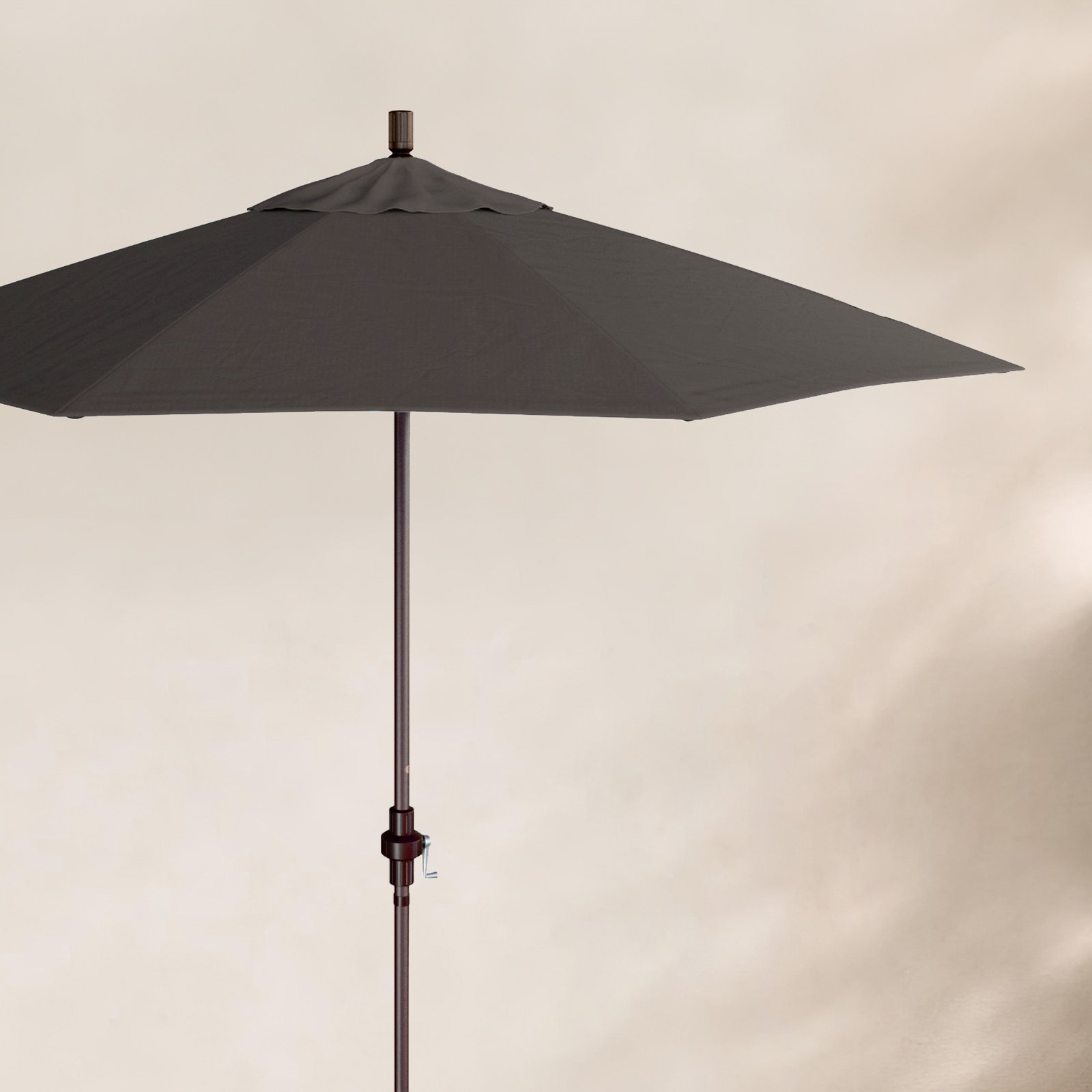 Santana 9' Umbrella, Zinc - Pacifica Premium