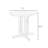 Burlywood Round Solid Wood Dining table