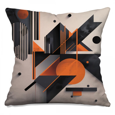 Geometric Abstract Art Double Sided Throw Pillows