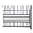 72'' H x 96'' W Metal Fencing with 8 Panel(s) Included