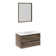 Fresca Formosa 36" Wall Mount Floating Single Sink Open Bottom Bathroom Vanity Set with Top, Sink and Mirror - Faucet Not Included