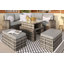 Debbagh Square 9 - Person 89cm Lift-up Long Dining Set-2010404724