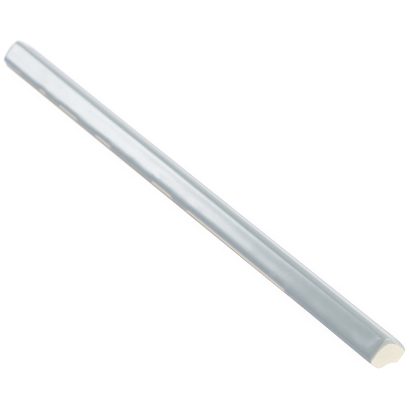 Thames 10" Light Gray Ceramic Quarter Round Tile Trim