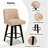 Loriell Swivel Bar & Counter Stools With Solid Wood Frame-335005346-335005371-335005370