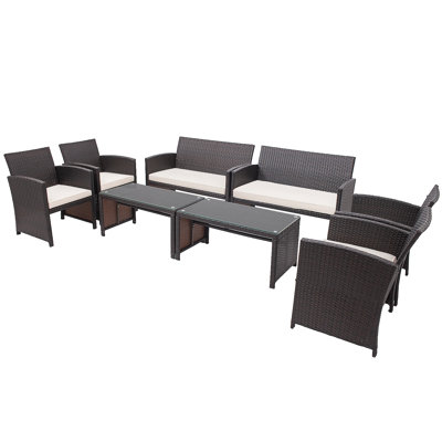 Duplantis 4 - Person Patio Conversation Set with Cushions