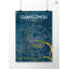 « guangzhou city map », reproduction d’impression sur affiche-22632567