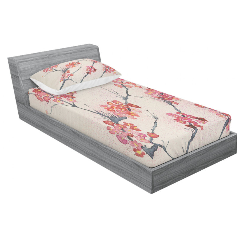 Microfiber Sheet Set, Twin XL Sheet Set with Fitted Sheet