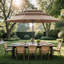Parasol de patio en oléfine 3 étages 9 pi 9 pi-932715608