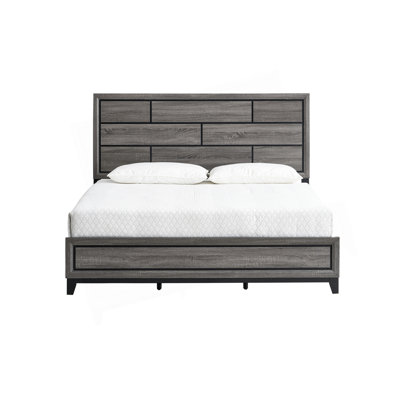 Lit Glasgow G04390A-QB (matelas non inclus), 