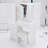 Mid-Size Bedside Cabinet Vanity With Cushioned Stool, Large Sliding Mirror, And Multi-Layer High-Capacity Storage.-2070301611