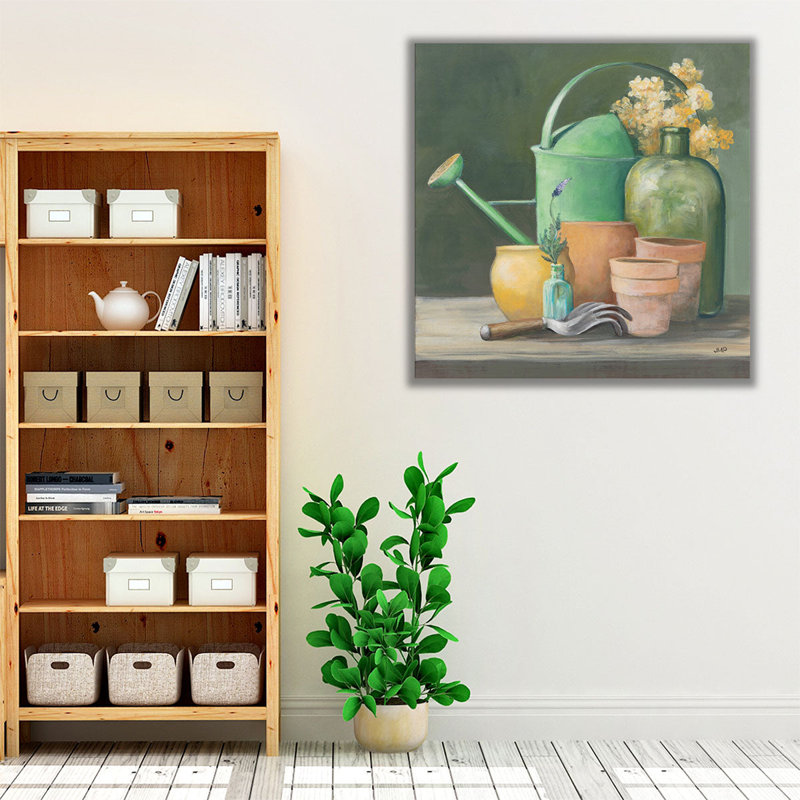 Abri de jardin - reproduction d'art sur toile, H 12 po x l 12 po