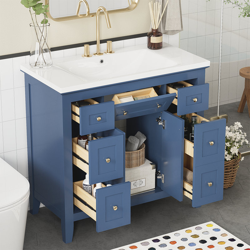 Meuble-lavabo simple 36,01 avec comptoir