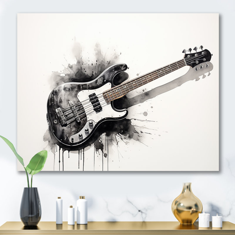 Bass Reverberation Cool Charcoal II, Toile tendue, H 30 po x l 40 po x P 1,5 po