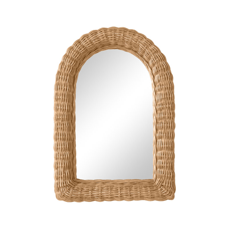 Kingston Arch Rattan Mirror