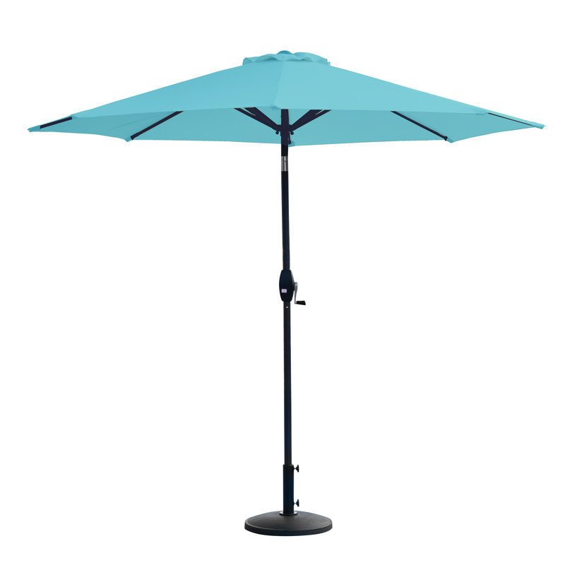 Parasol de marché 9 pi Pierpoint, Turquoise