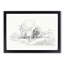 Sketch of Two Goats by Jean Bernard - Picture Frame Drawing Print-55619156-55619155
