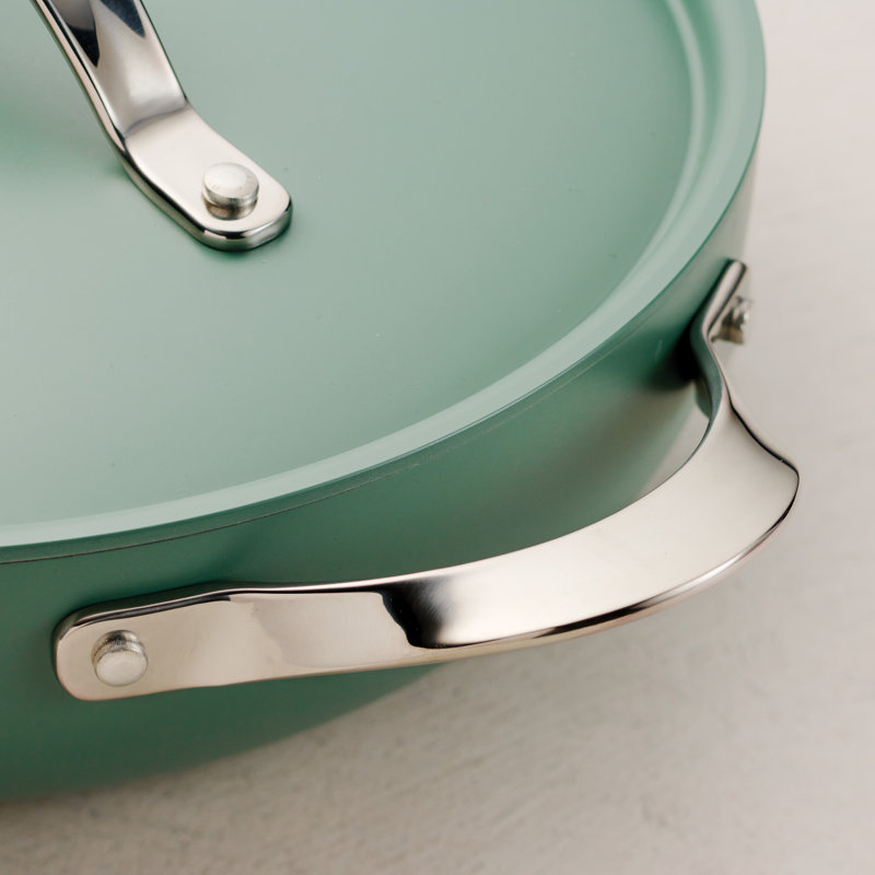 Tramontina 5 Qt Ceramic Non Stick All In One Plus Pan 5 Pc Set, Green