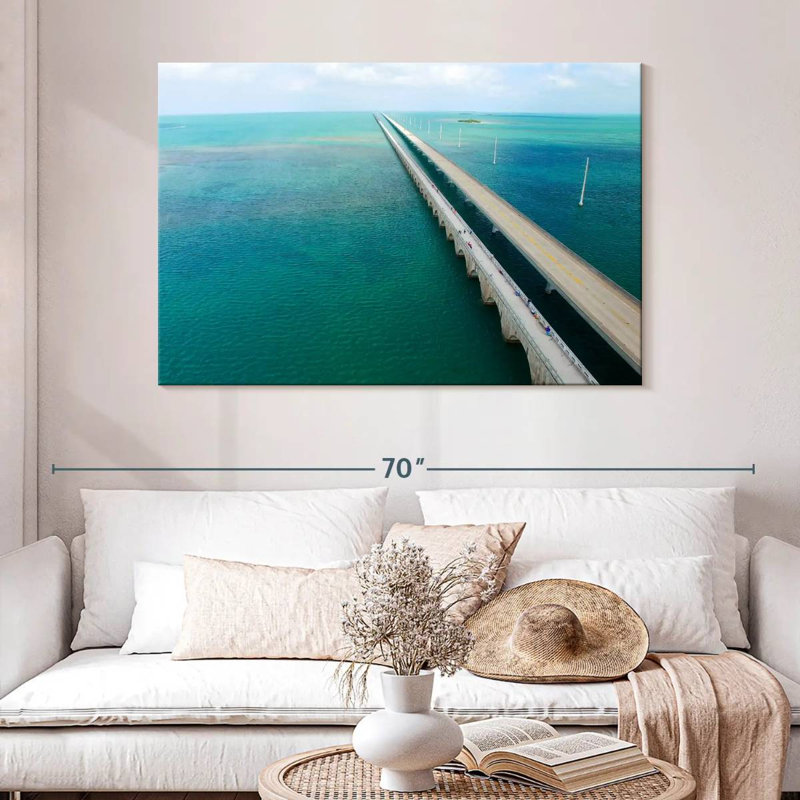 Lilie Seven Mile Bridge, Floride, H 32 po x l 48 po