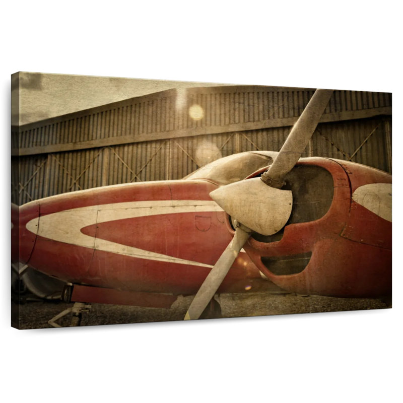 Avion rétro Mehar, H 26 po x l 39 po