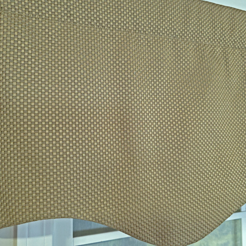 RLF Home Basket Weave Regal Valance, Green