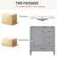 Ensemble de meuble-lavabo simple 18 po avec plateau élisajane-699960518