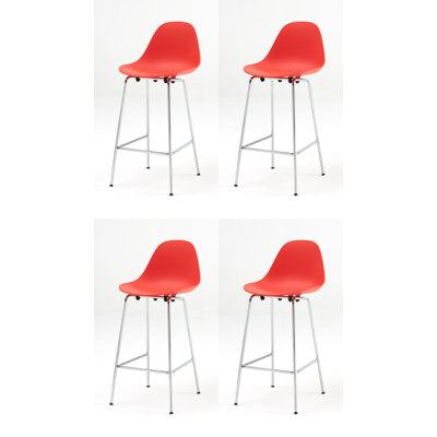 Counter Stool with Steel Frame