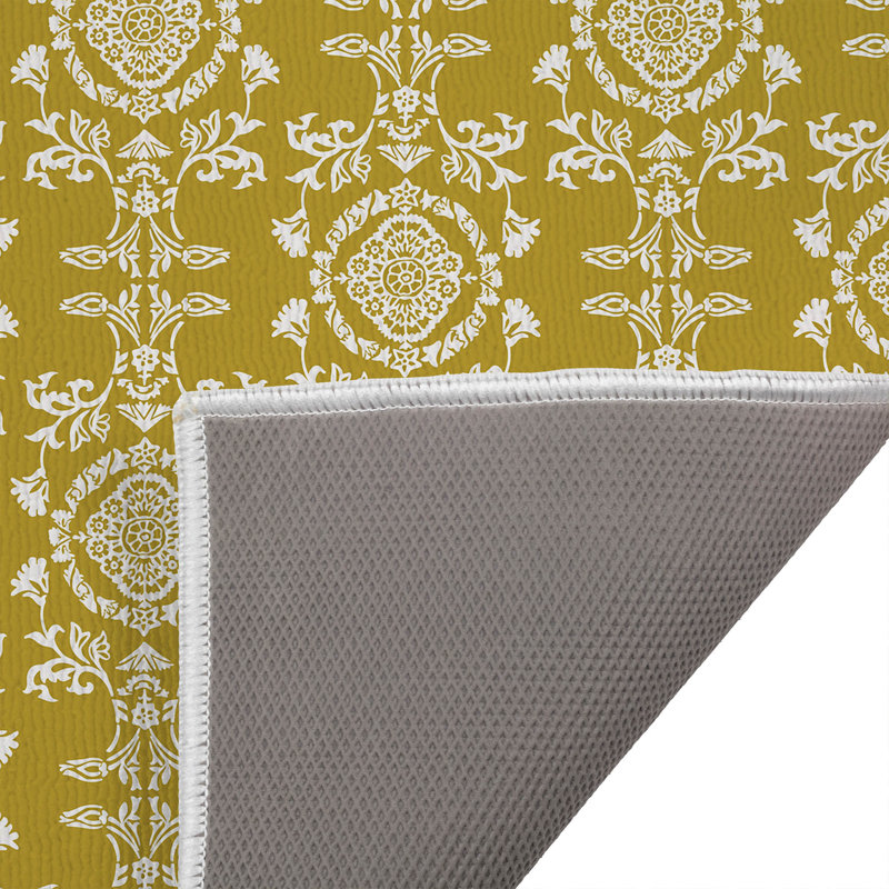 Jackie Decorative Bath Mat, Simple - L 34 po x l 21 po, Gold