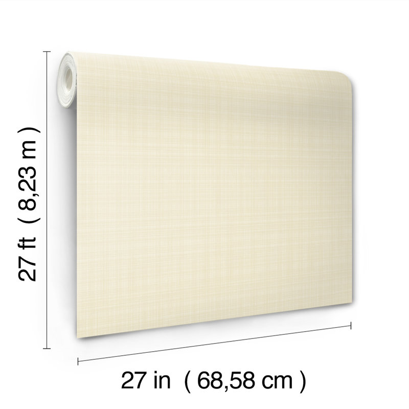 Bordeaux Abstract Wallpaper Double Roll by Ronald Redding, Ivory