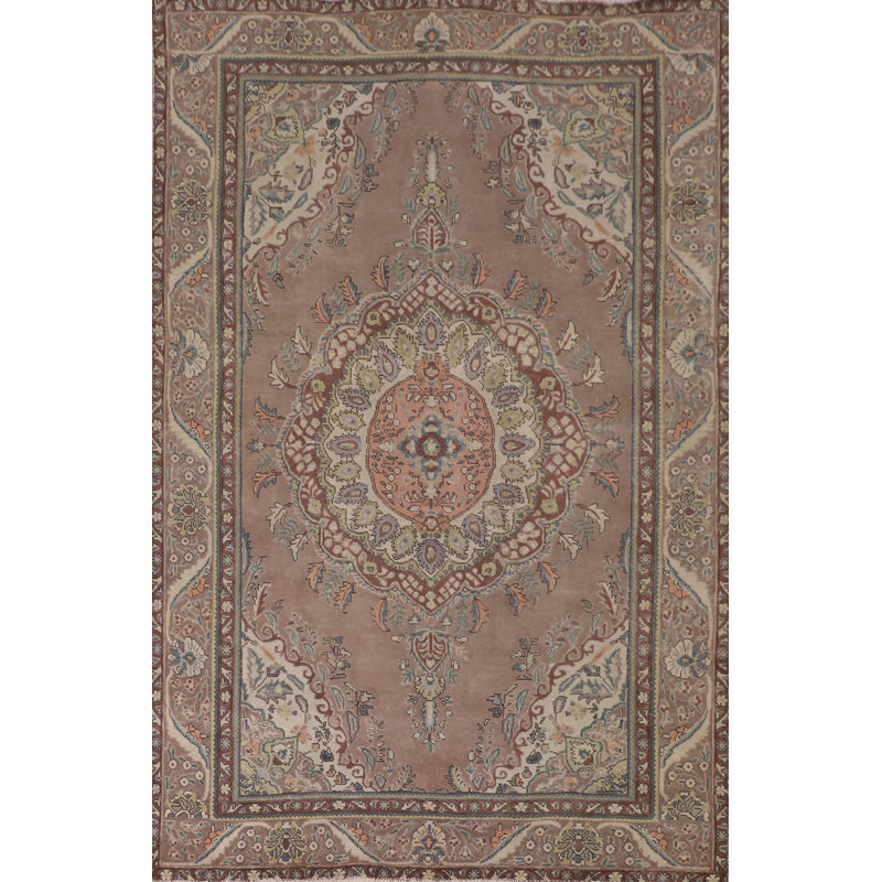 Vintage Wool Traditional Area Rug 7x10