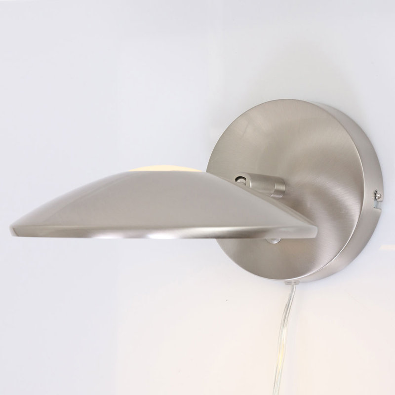 Sloat Steel LED Plug-in Spotlight, Silver