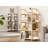 Multifuction Bookcase With Solid wood Frame-1224531765