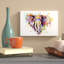 Edon Elephant, peinture sur toile encadrée-23540345