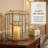 13.65'' H Metal Tabletop Lantern