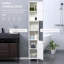 Armoire de rangement haute avec miroir